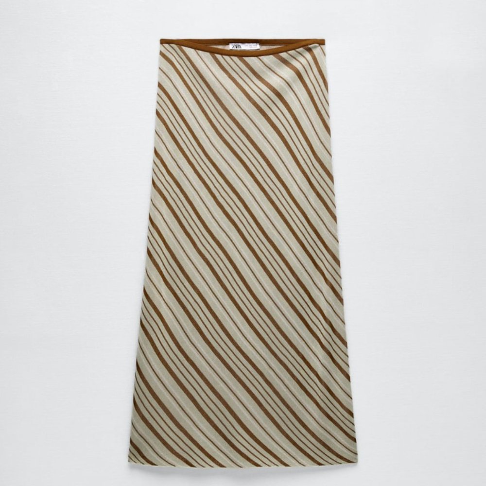 Striped Knit Skirt
